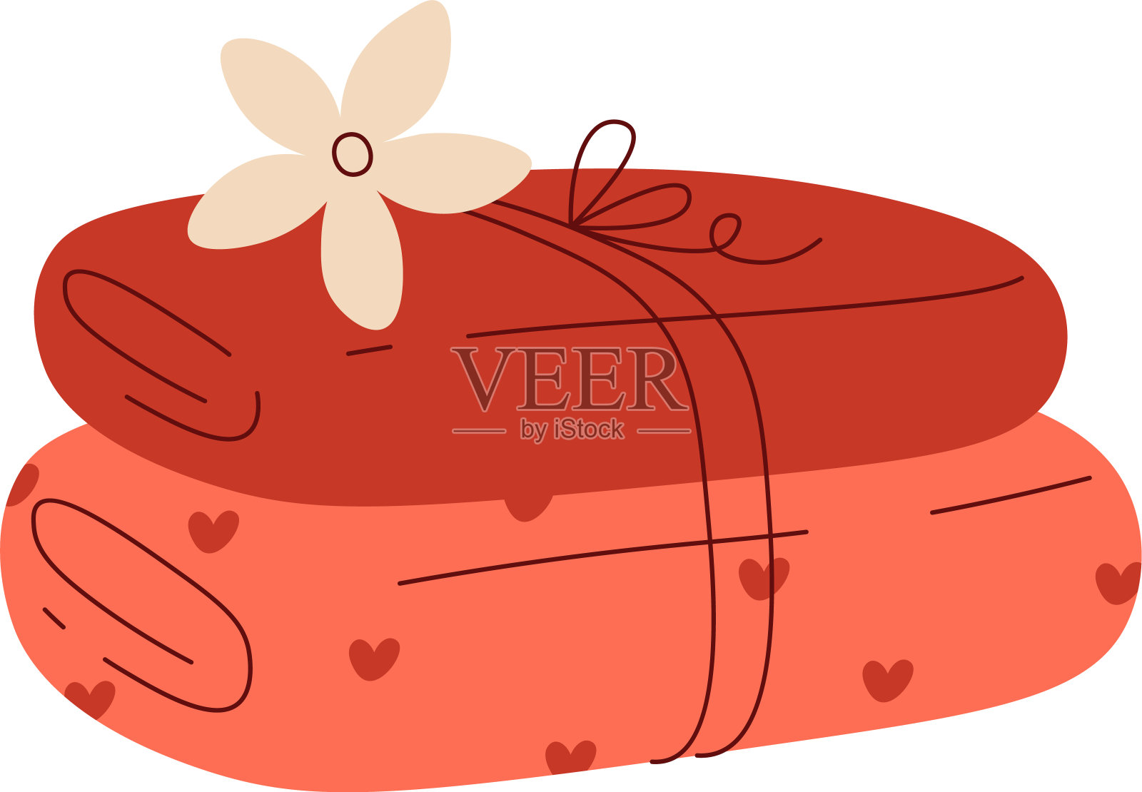 elements_spa_beauty_skin_body_care_floral_set插画图片素材