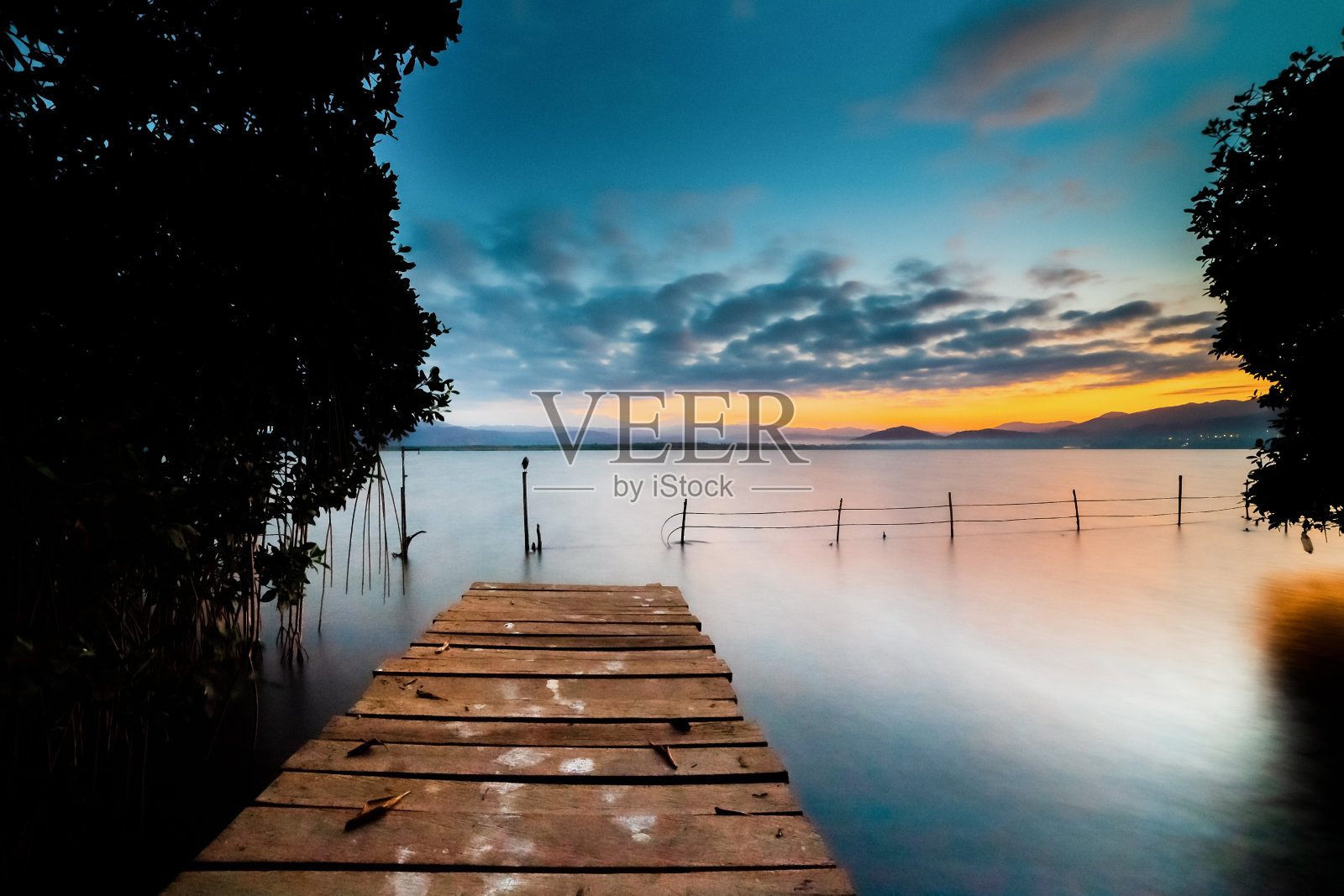 科尤卡泻湖的黎明2照片摄影图片