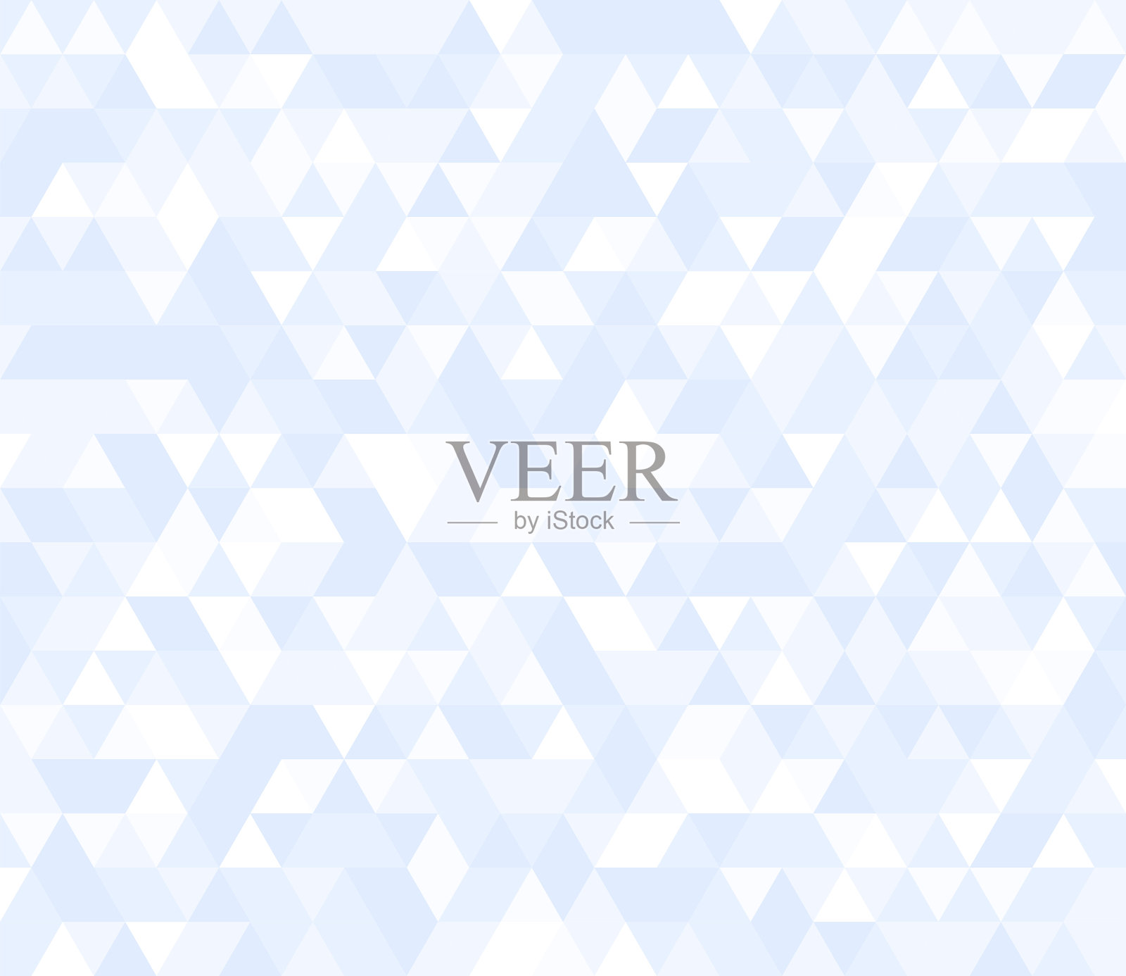 三角形蓝色图案插画图片素材