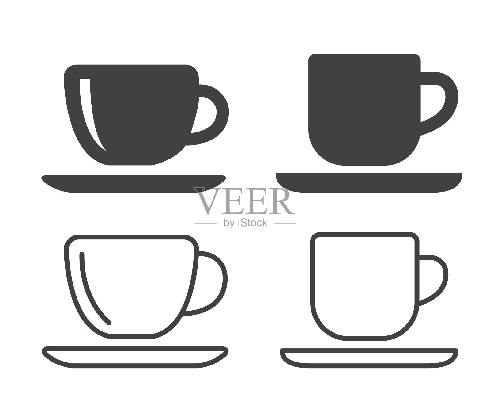 咖啡杯-插图图标插画图片素材