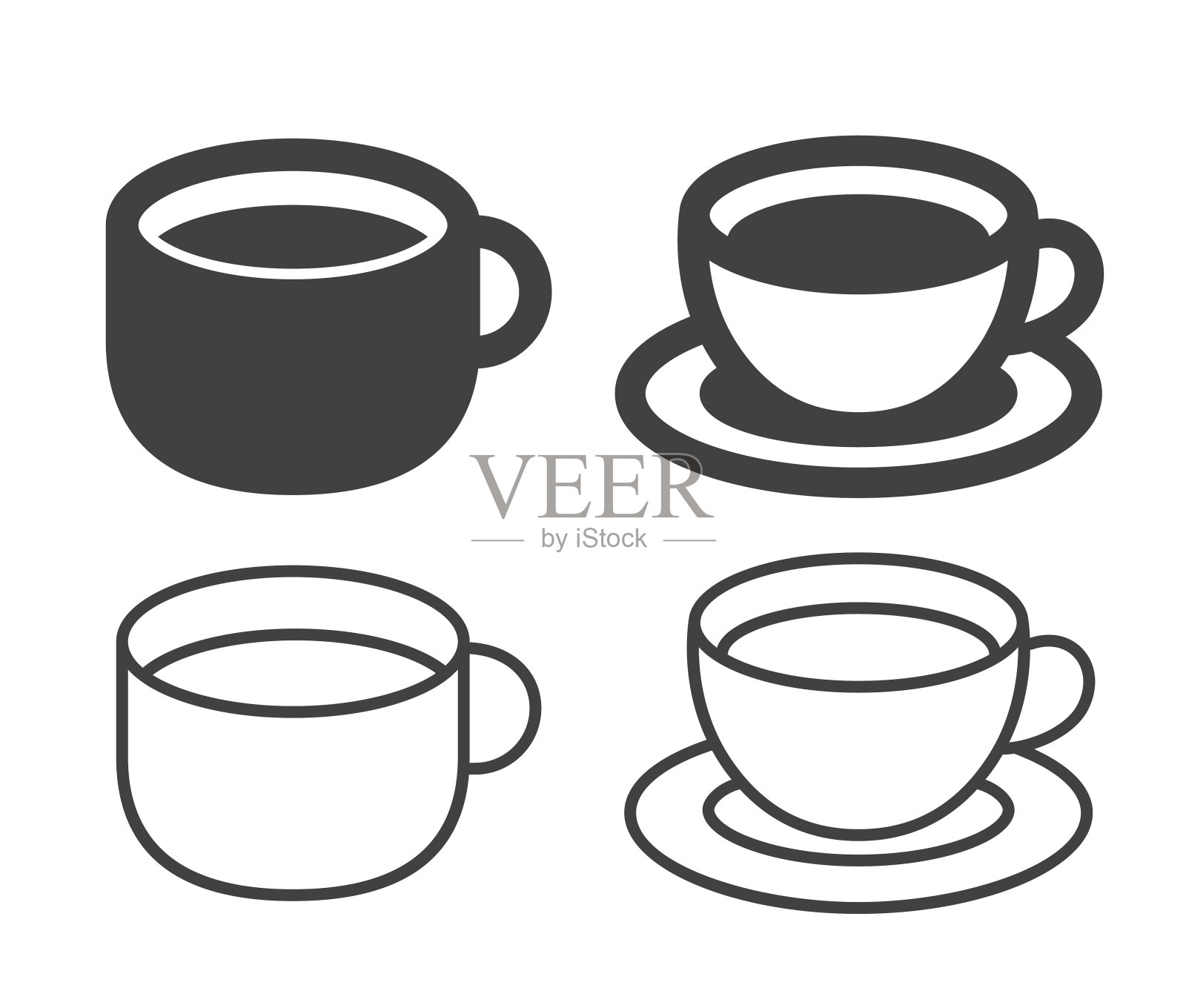 咖啡杯-插图图标插画图片素材