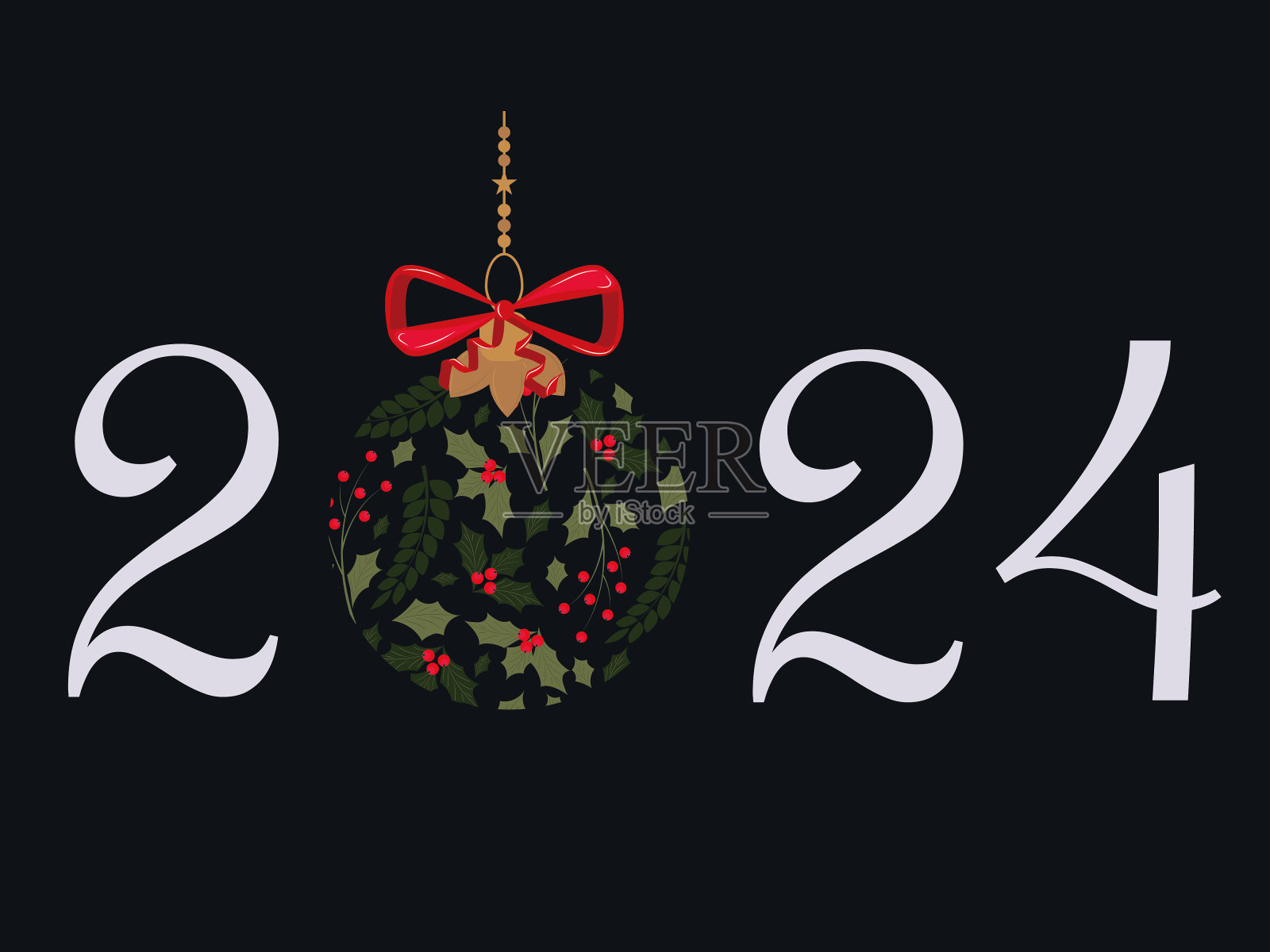 2024. 新年。向量。插画图片素材