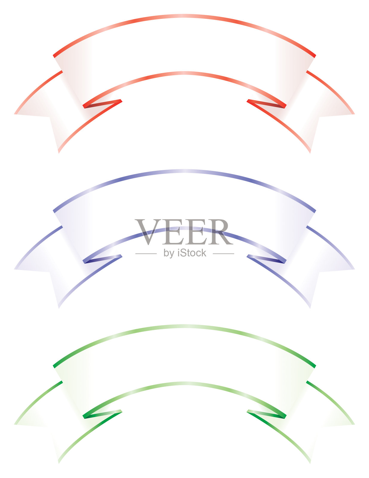 丝带插画图片素材
