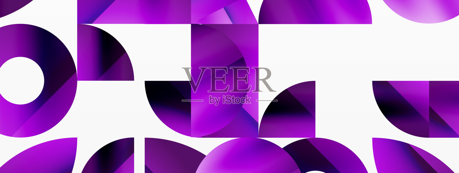 三角形和圆形的极简构图简单插画图片素材