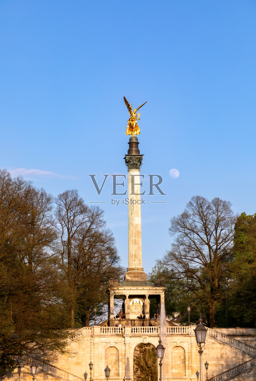 慕尼黑的天使照片摄影图片