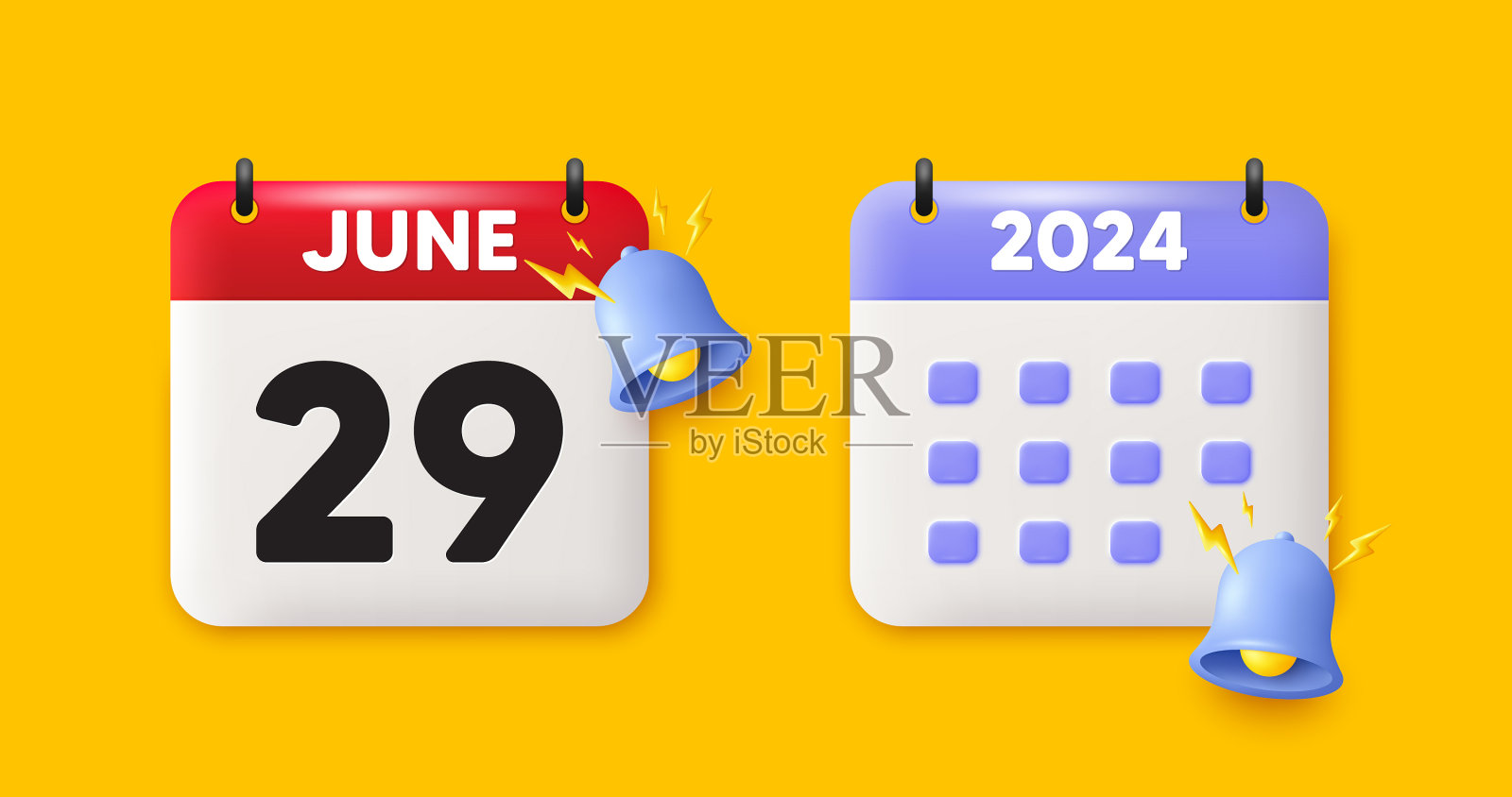 每月29日图标活动日程日期插画图片素材