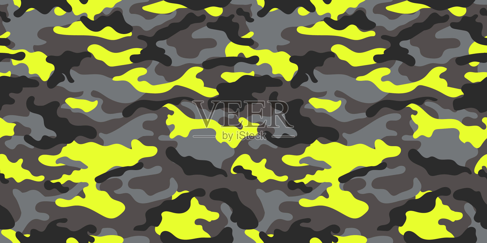 时尚酸迷彩军用图案插画图片素材