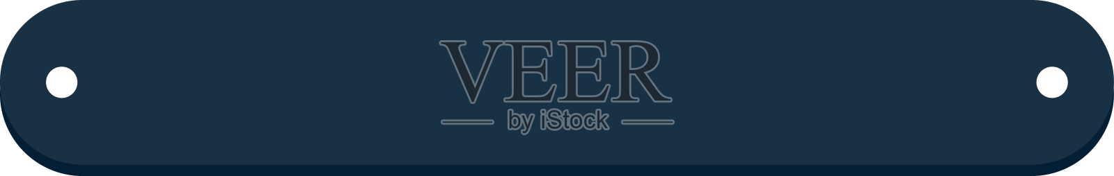 缎带海军蓝膏药设计元素图片