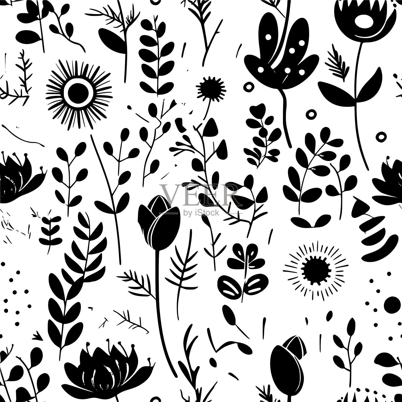 无缝图案-高品质的标志-理想的插画图片素材