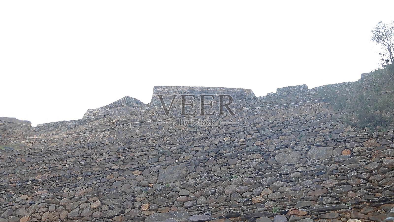 南美洲秘鲁奥扬坦波的主要遗址。照片摄影图片