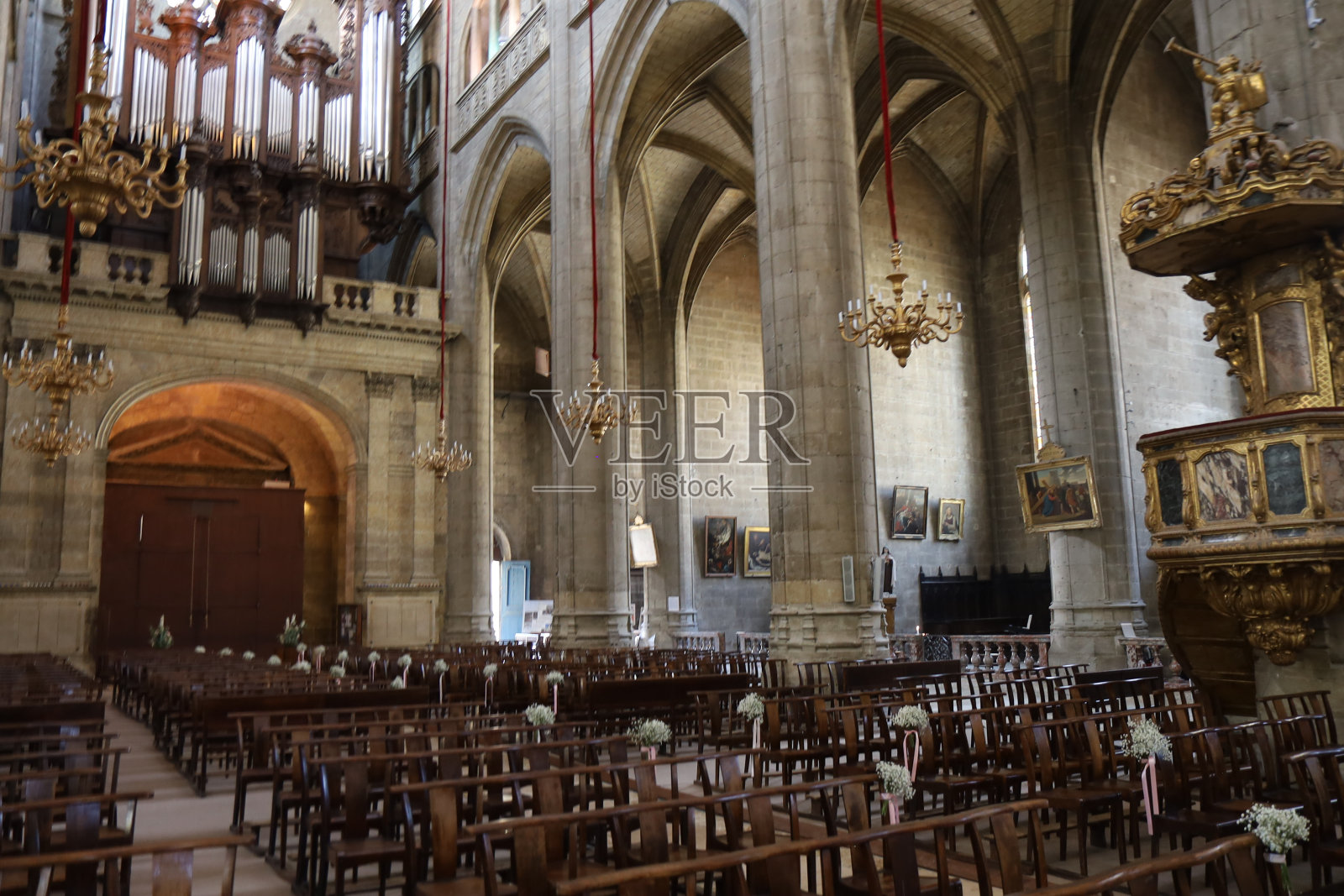 奥赫-圣玛丽大教堂照片摄影图片