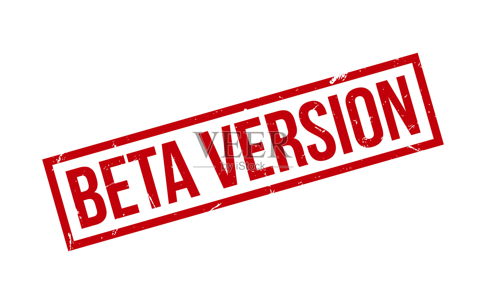 测试版橡皮图章密封矢量插画图片素材