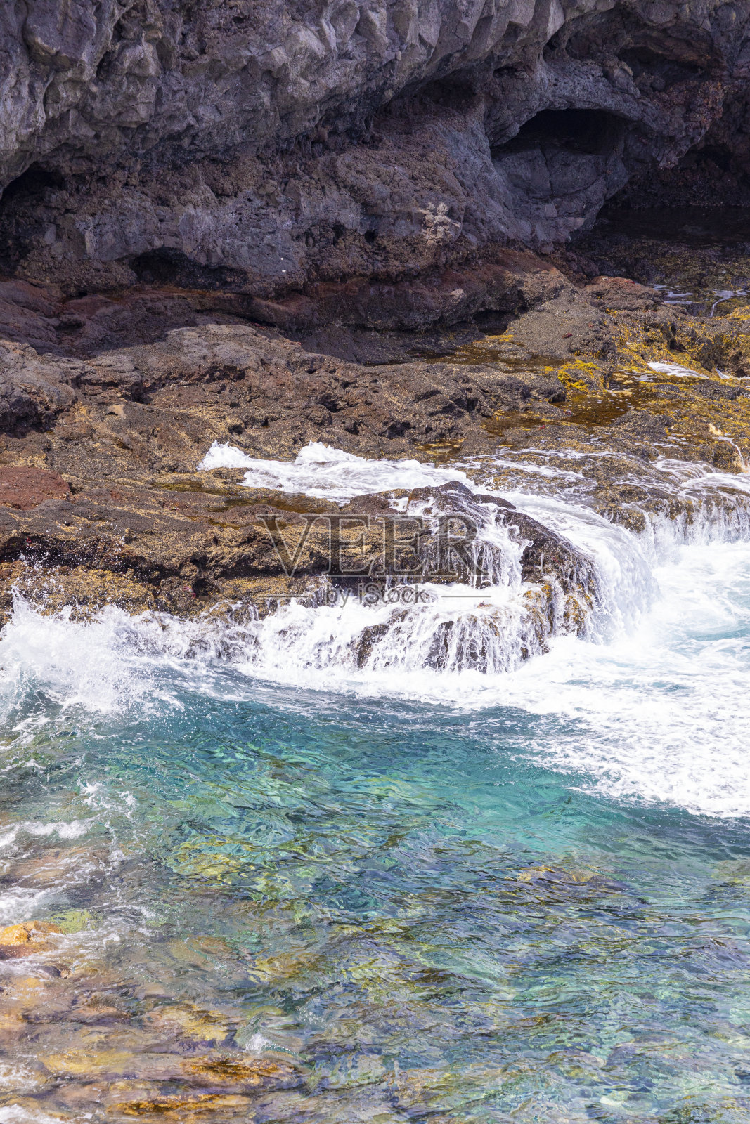 加那利群岛拉帕尔马岛的海岸风光照片摄影图片