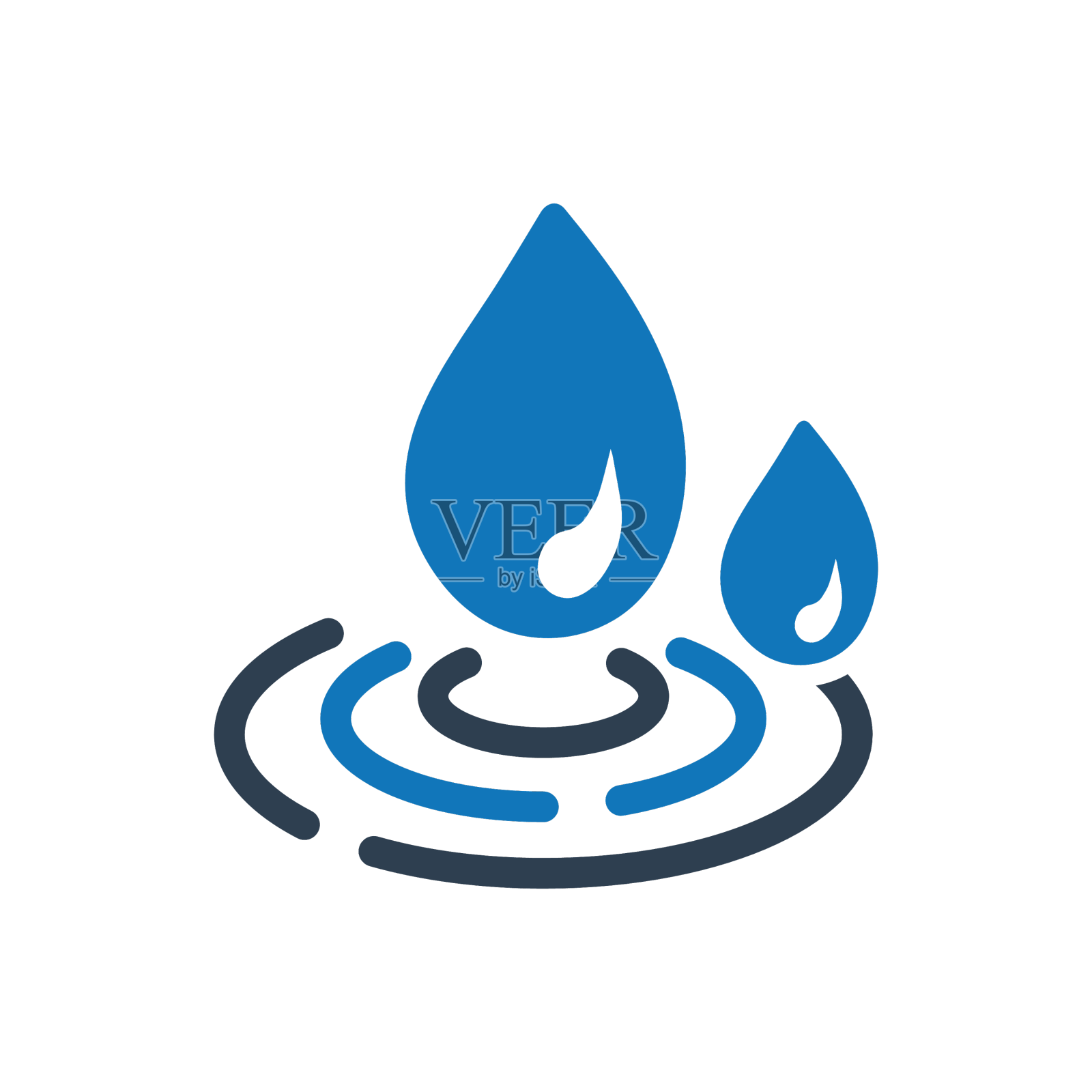 水滴图标设计元素图片