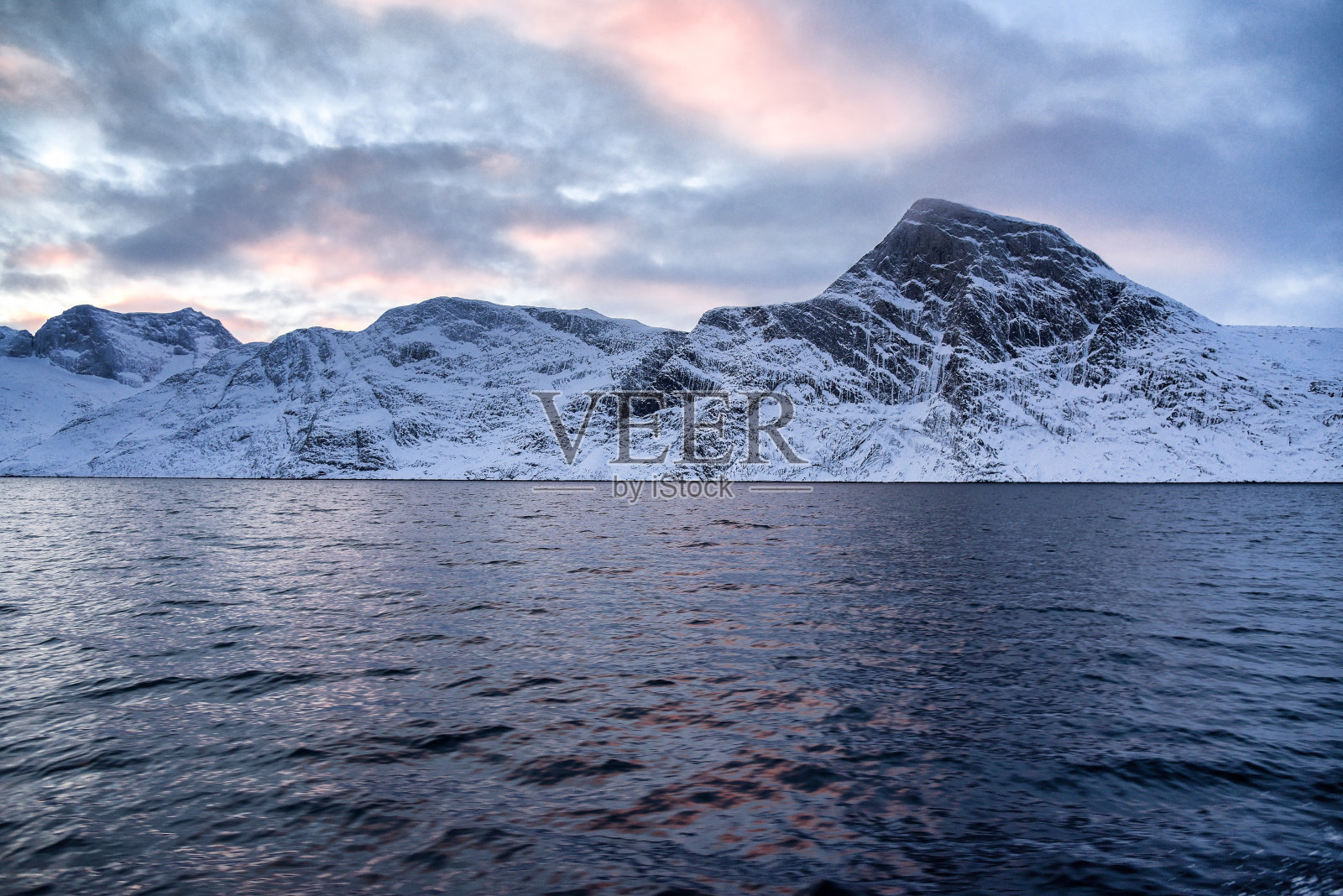 格陵兰岛峡湾照片摄影图片