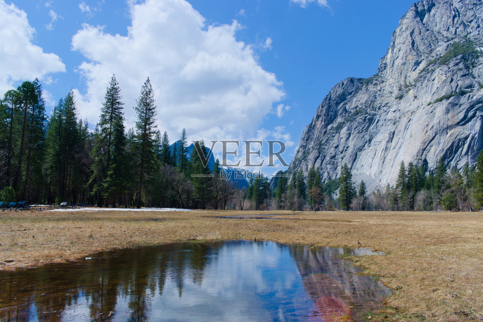 约塞米蒂山谷的美景照片摄影图片