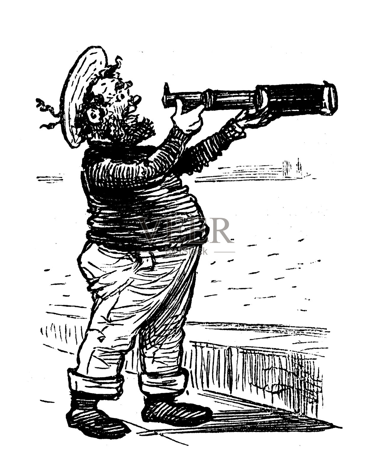 英国讽刺漫画插画图片素材