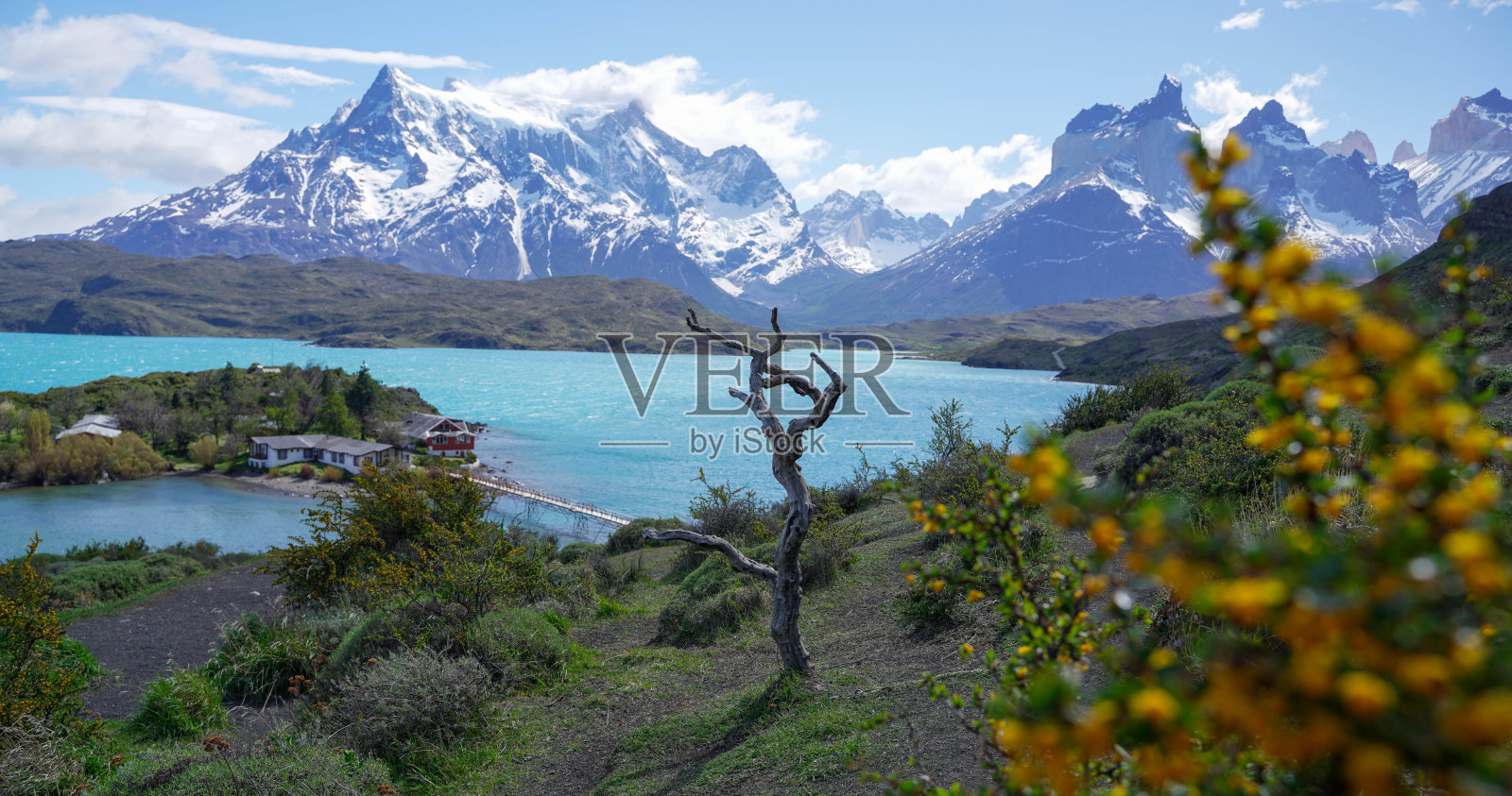 智利巴塔哥尼亚托雷斯潘恩国家公园照片摄影图片