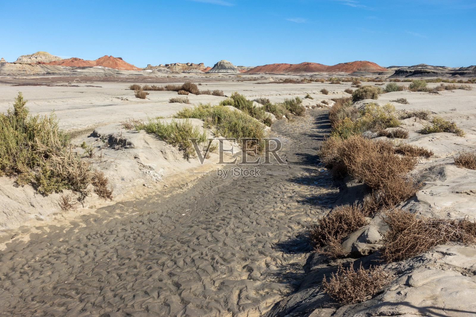 Bisti荒野地区的景观照片摄影图片