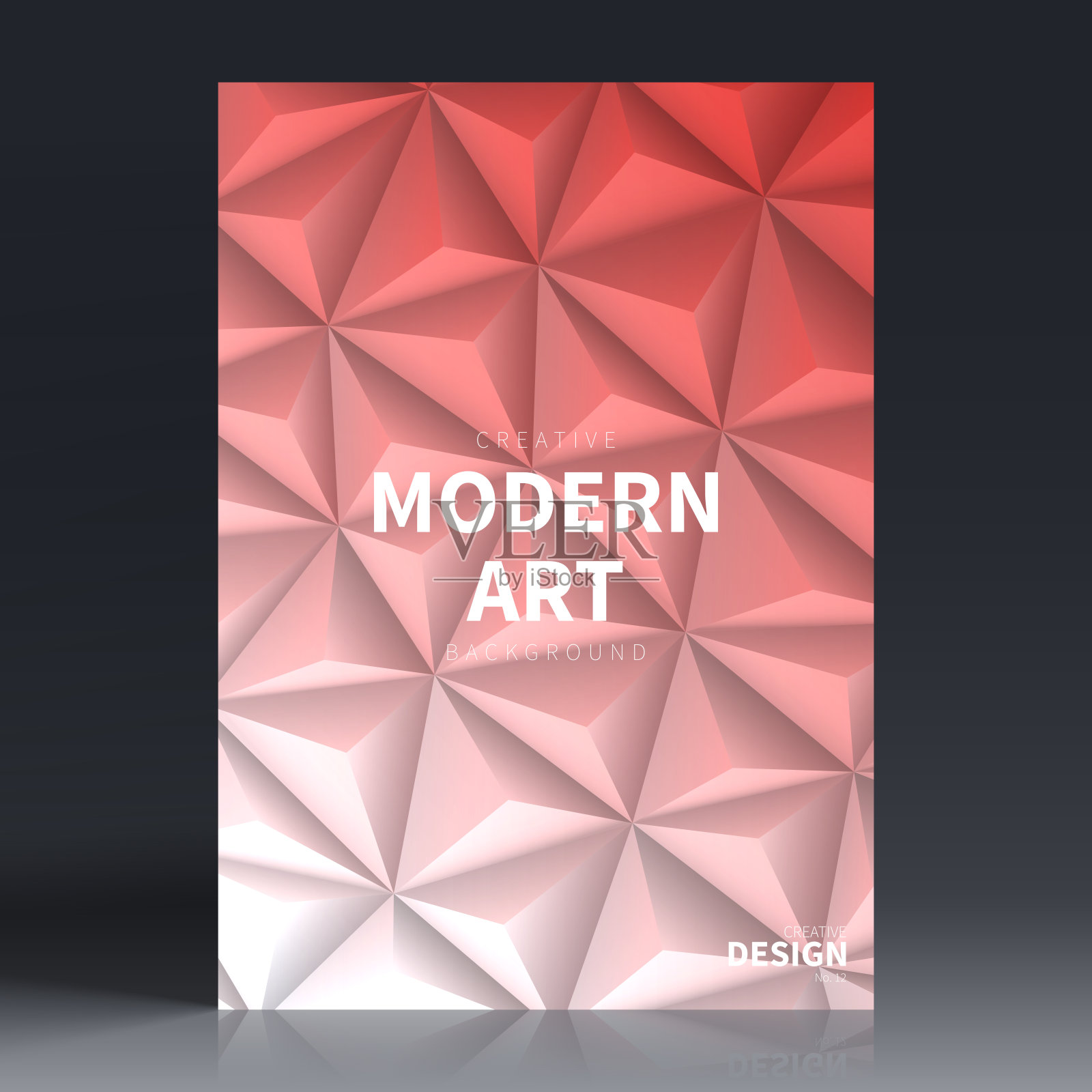 宣传册模板排版,红色封面设计,商业年报,宣传单,杂志插画图片素材