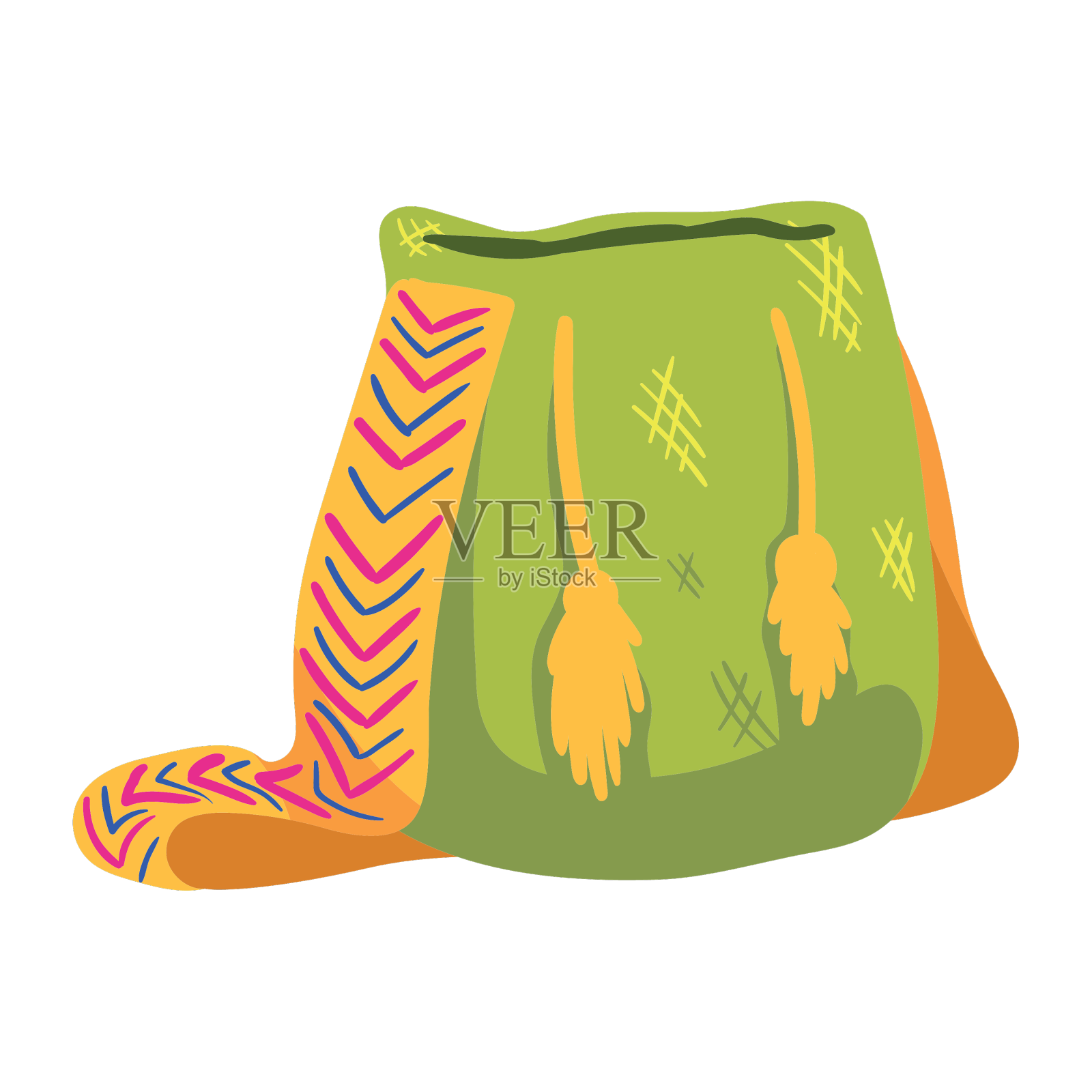 哥伦比亚文化wayuu mochila设计元素图片