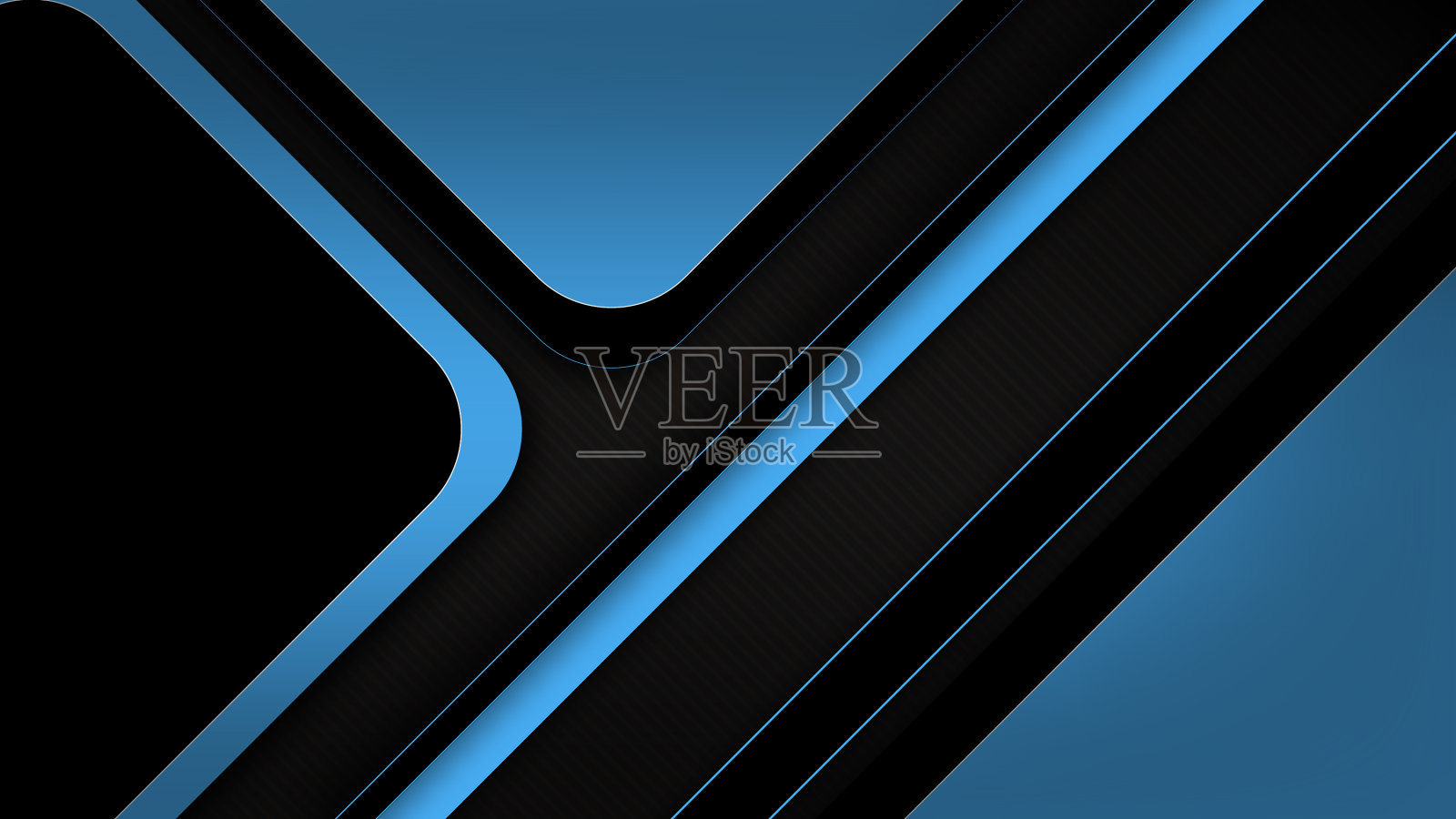 现代蓝色和深色布局创新图形插画图片素材