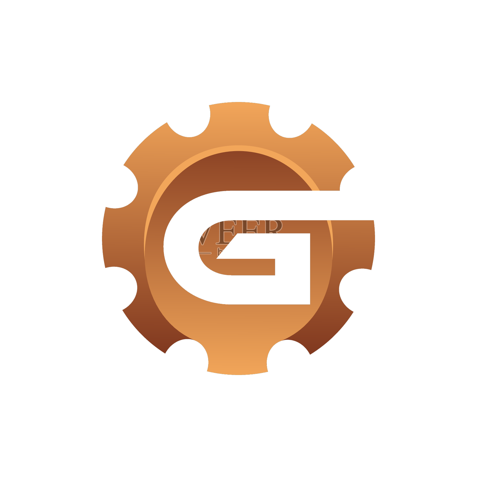 首字母g齿轮工程标志设计设计元素图片