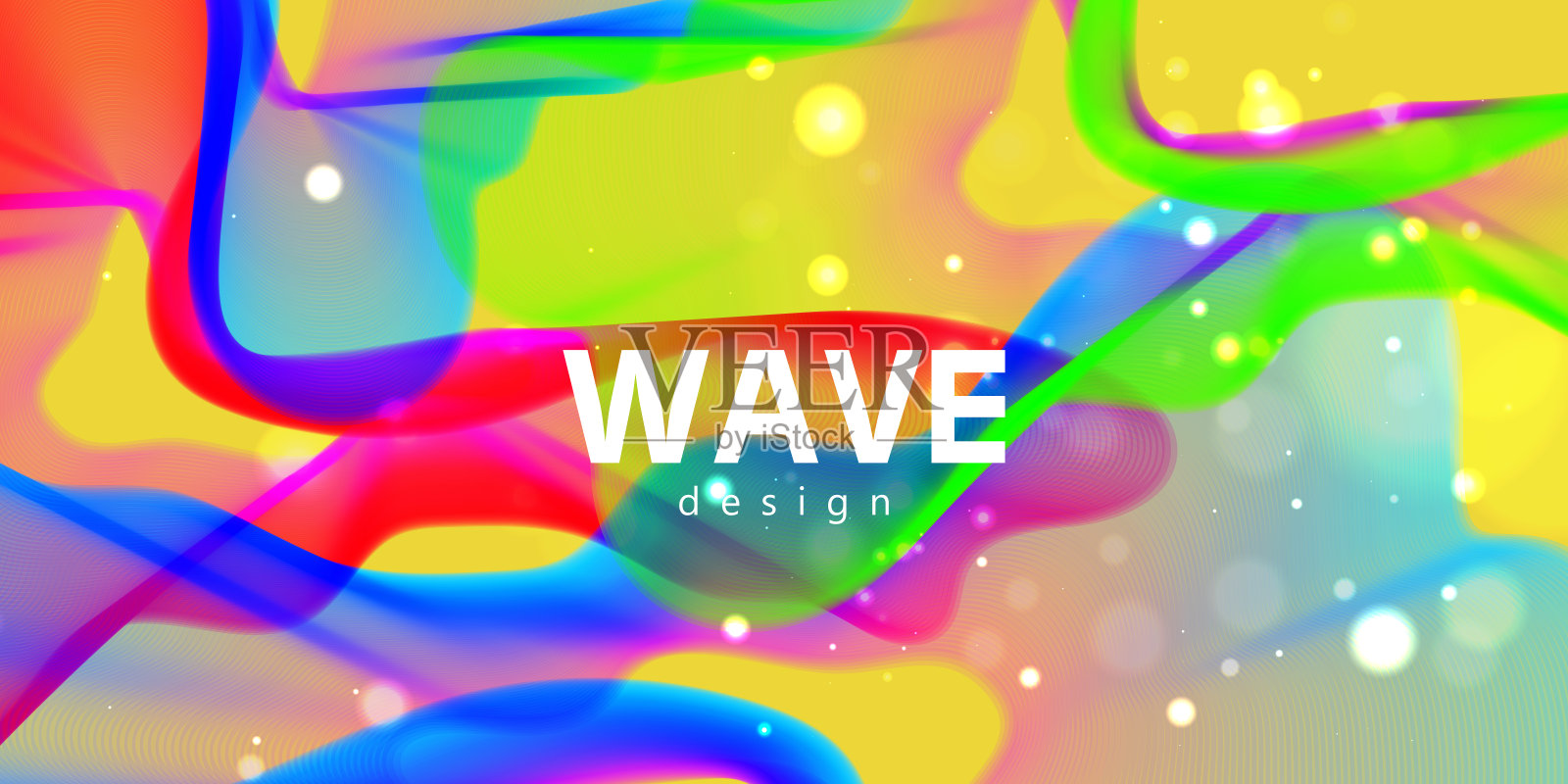 抽象的彩色溅在白色的背景插画图片素材