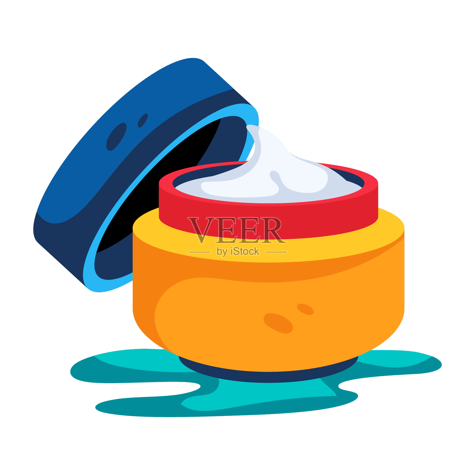 面霜设计元素图片