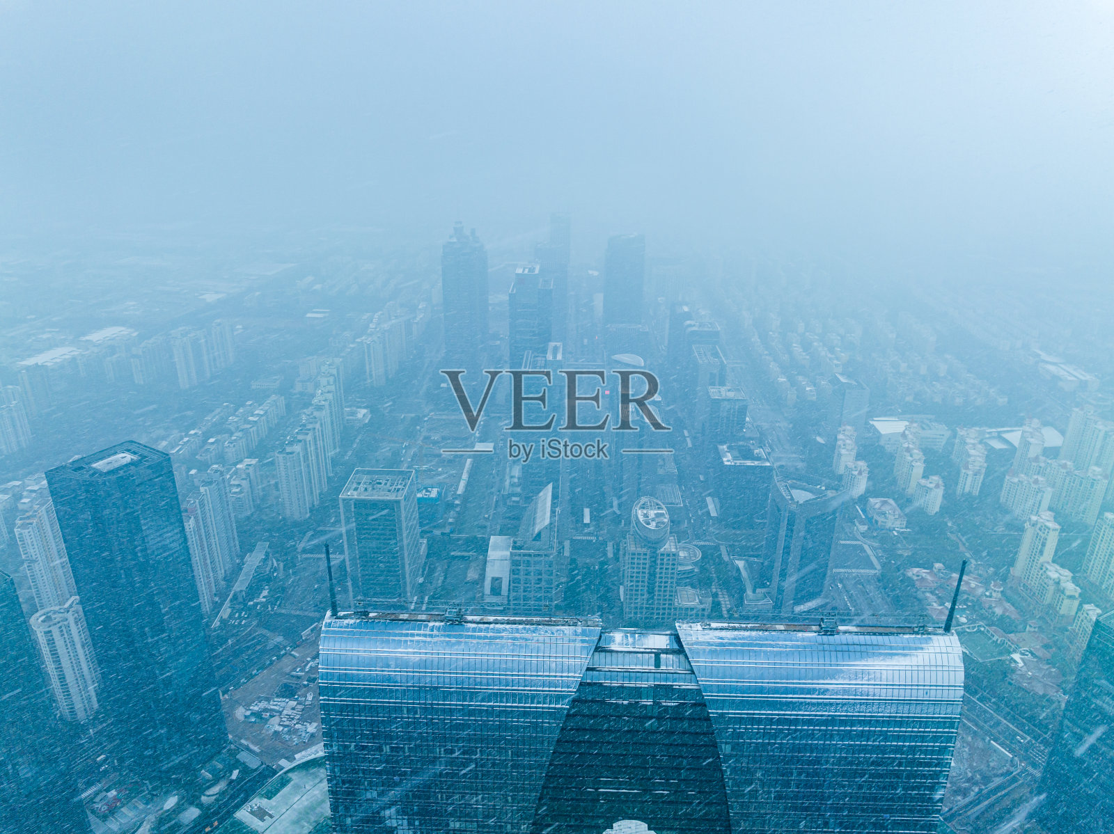 苏州工业园区冬季照片摄影图片