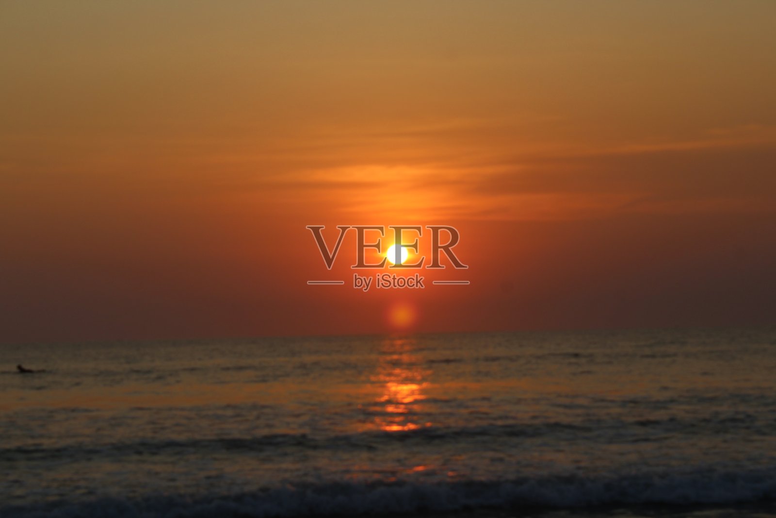 巴厘岛的日落照片摄影图片