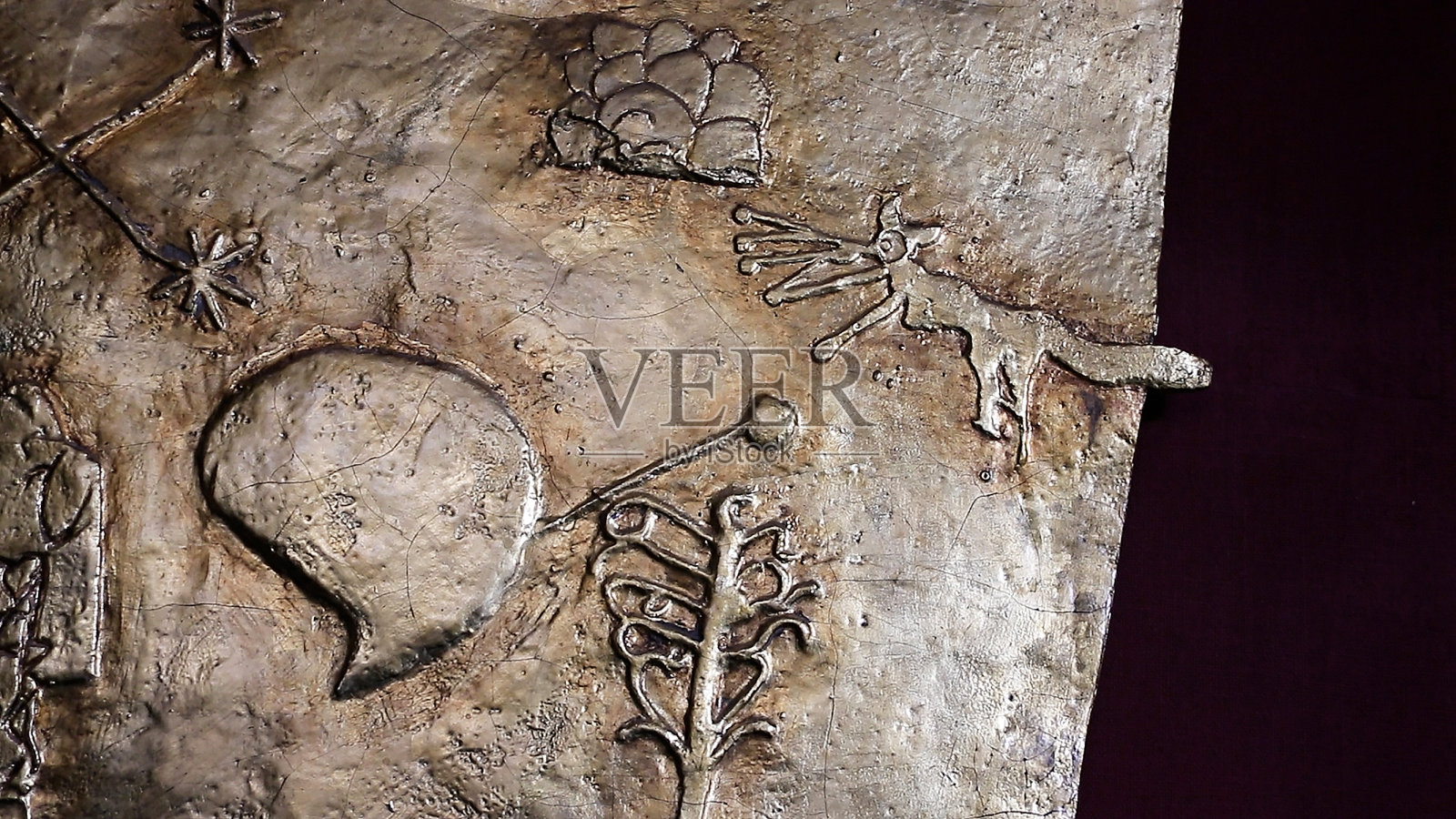 太阳圆盘的复制品,太阳神庙,科里查察,秘鲁。照片摄影图片