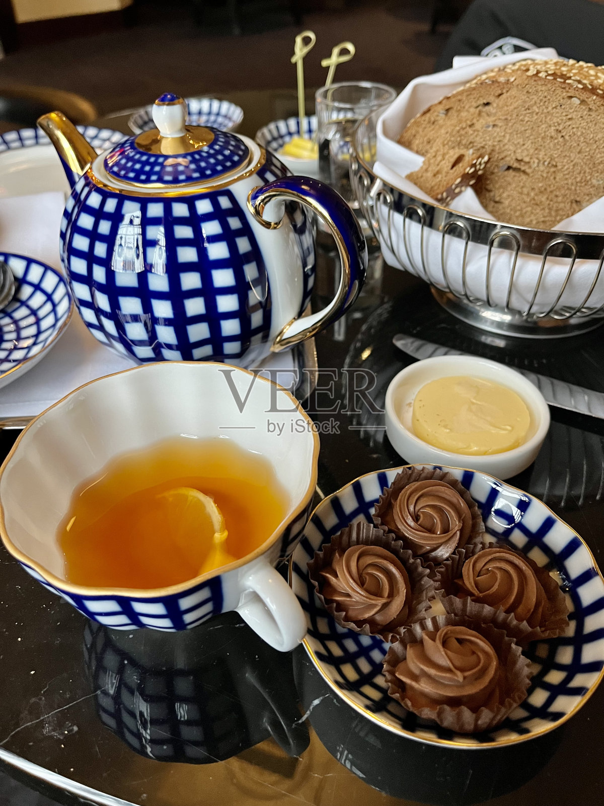 下午茶时间照片摄影图片