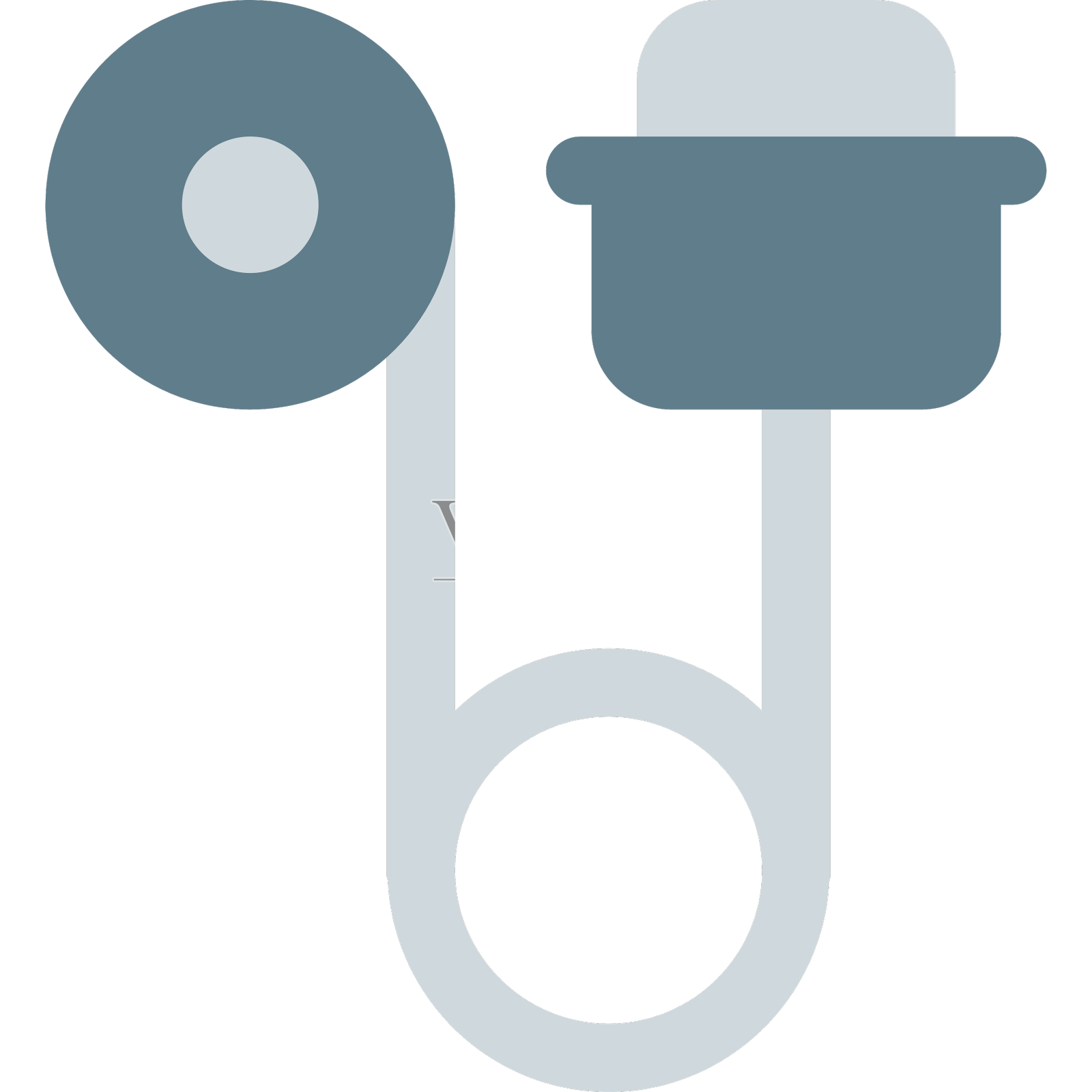 用于连接显示器的VGA盘状电缆设计元素图片