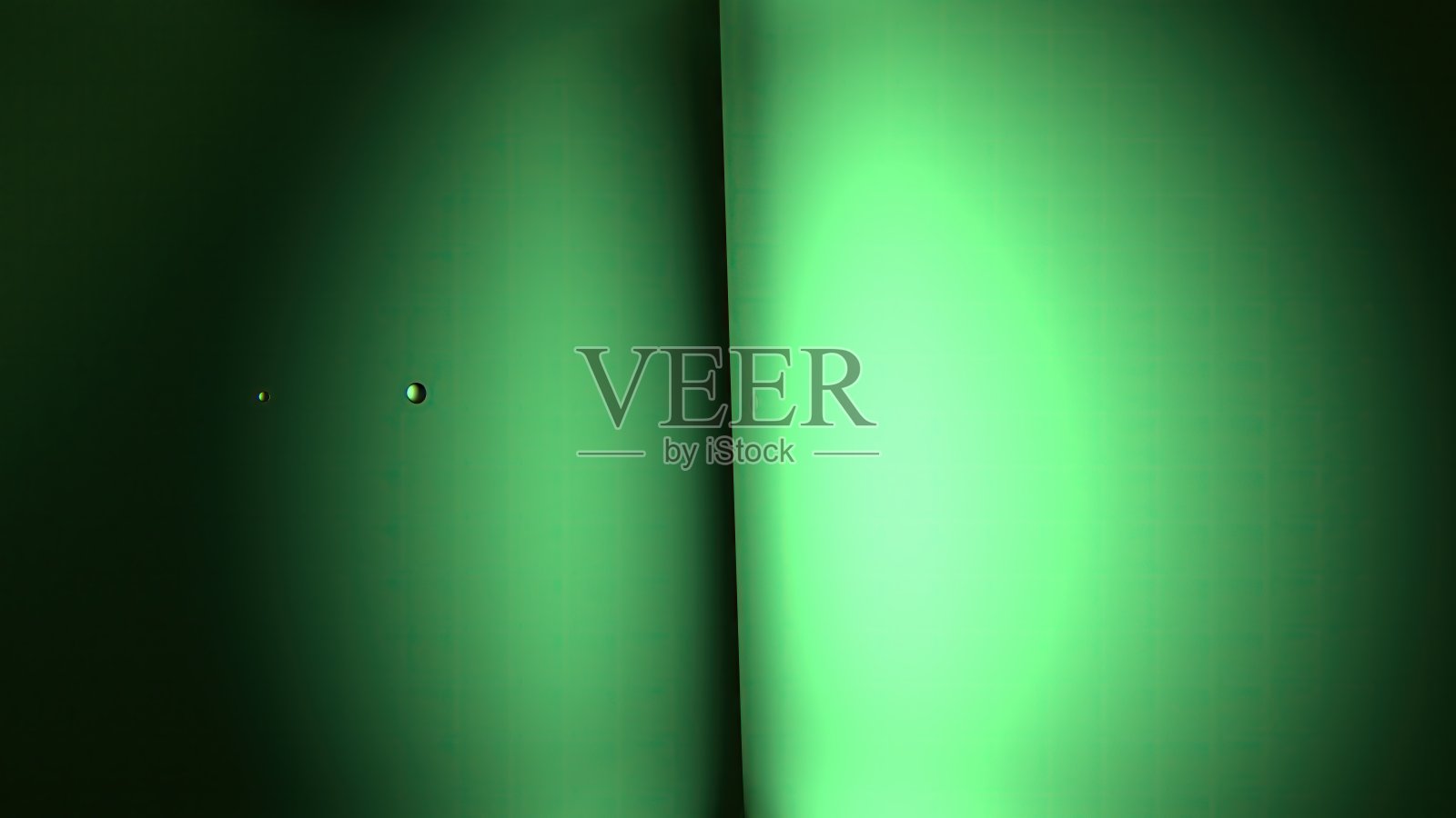 绿色玻璃清凉清新的折射和反射优雅现代的3D渲染抽象背景照片摄影图片