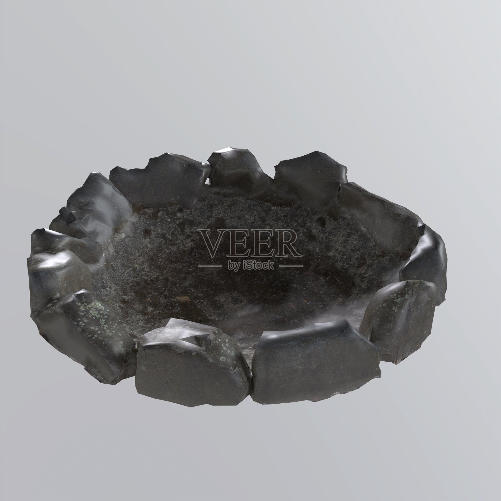 壁炉孤立在白色背景上照片摄影图片