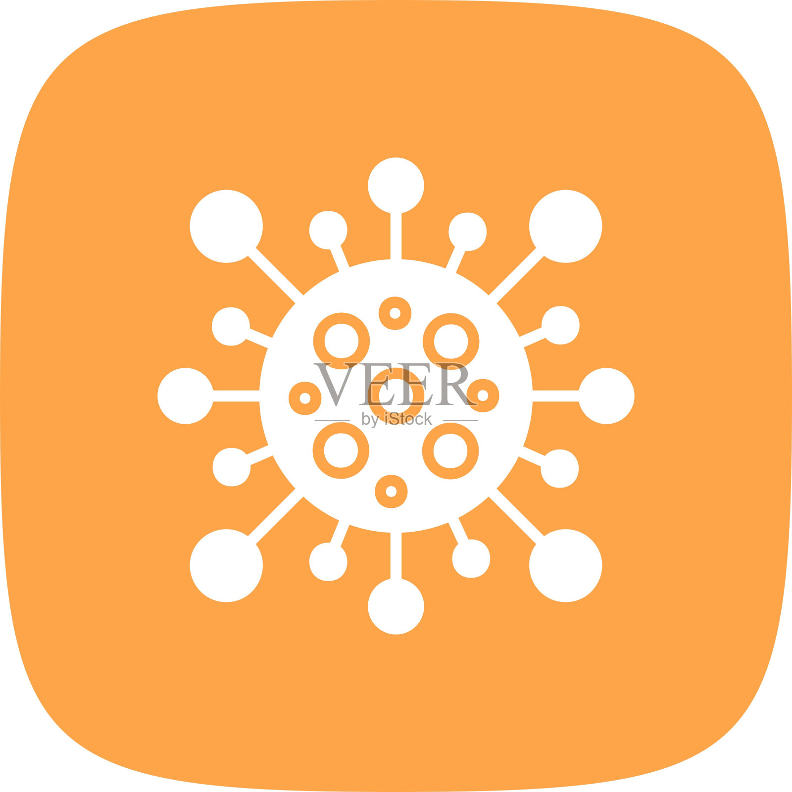 病毒的图标插画图片素材