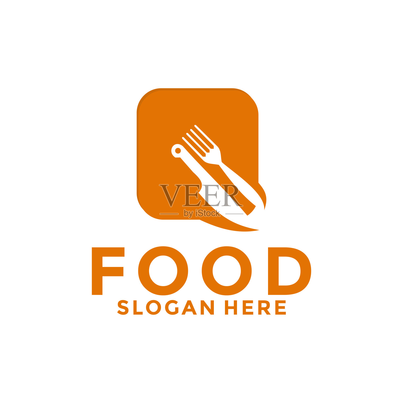 食品标志设计,厨房,餐厅,咖啡馆和烹饪标志矢量模板插画图片素材