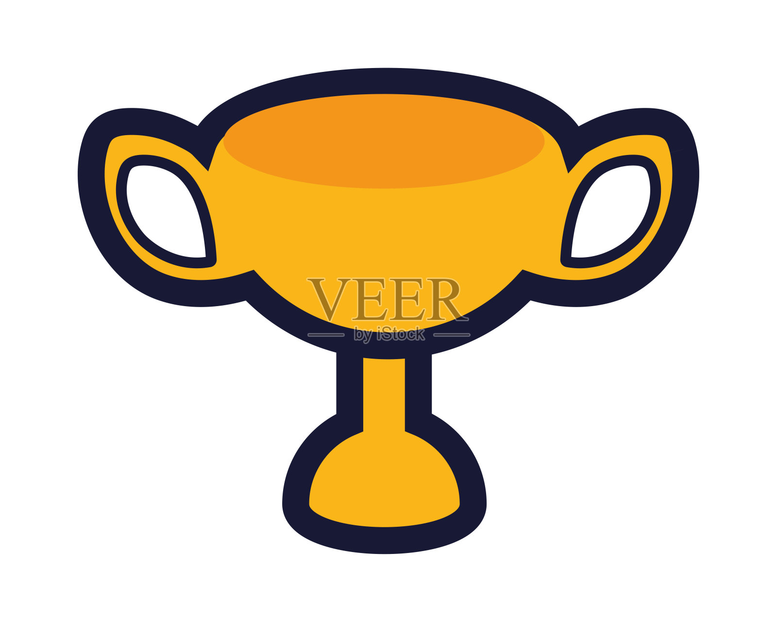 奖杯卡通图标插画图片素材