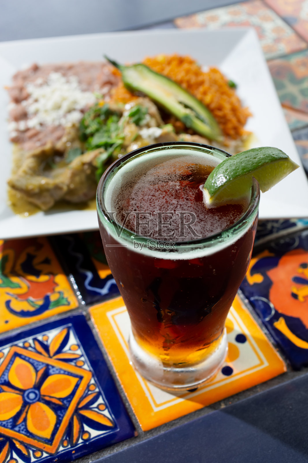 墨西哥的比尔森啤酒照片摄影图片