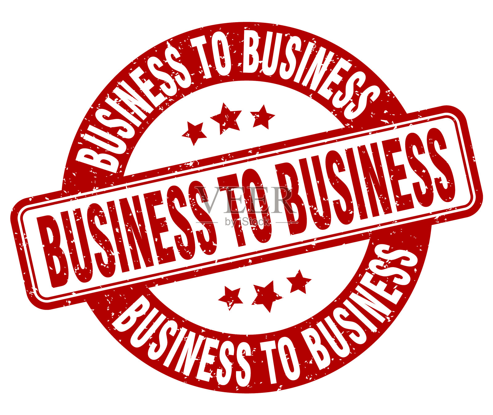 企业对企业的邮票插画图片素材