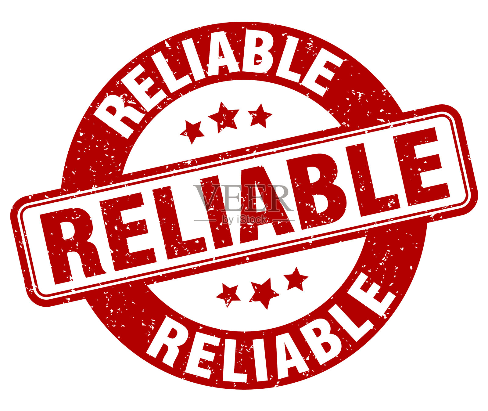 可靠的印章可靠的标签圆grunge标志插画图片素材