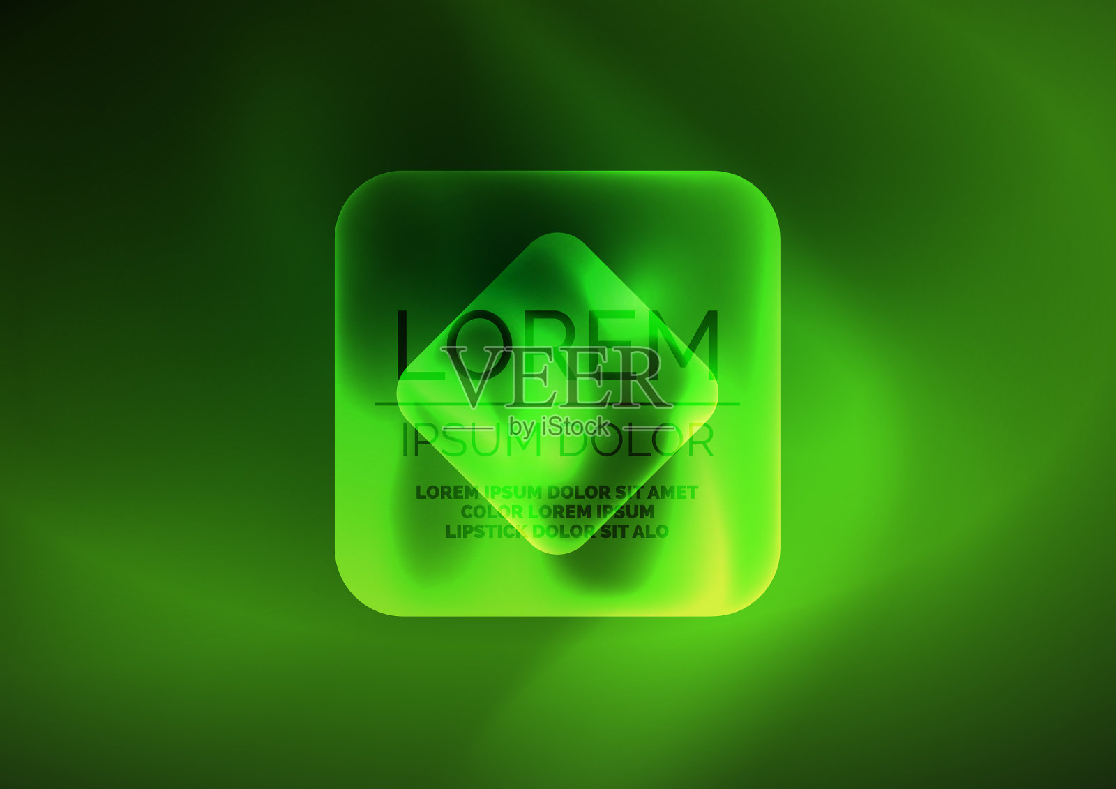 时髦的方形模糊颜色抽象背景插画图片素材