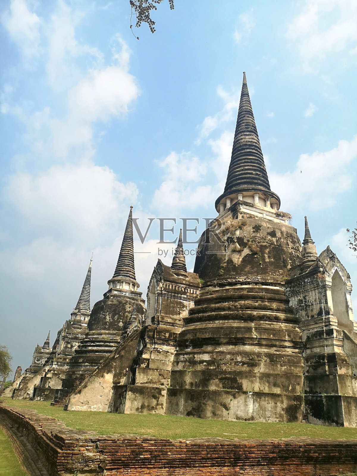 大城府遗址,泰国暹罗王国的古都照片摄影图片