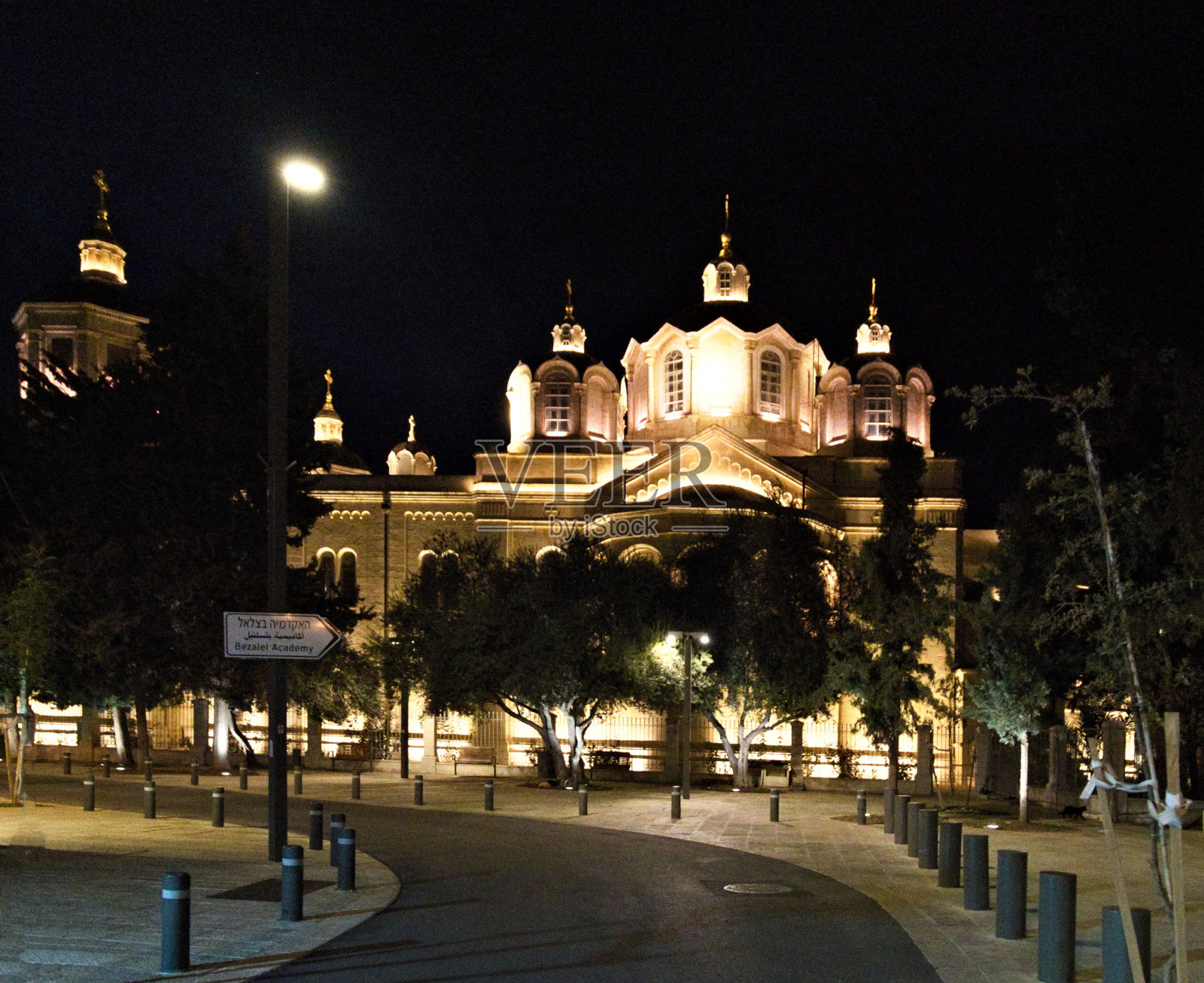 耶路撒冷的俄罗斯传道团照片摄影图片