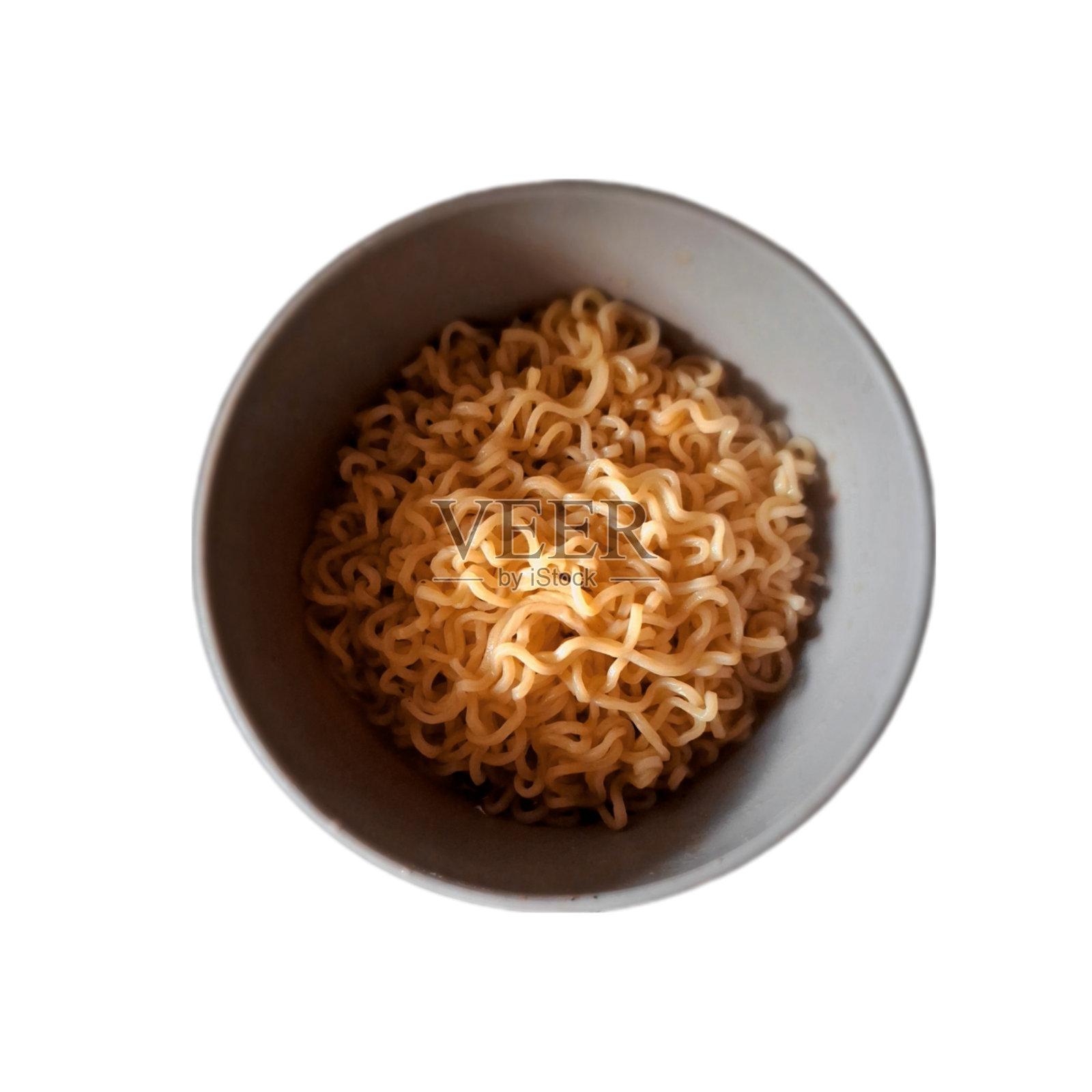 白底碗上的方便面照片摄影图片