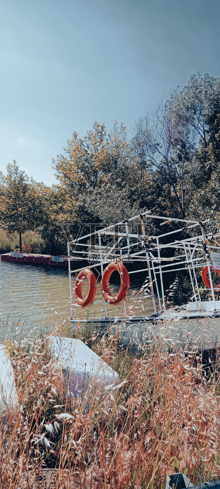 一个小湖照片摄影图片