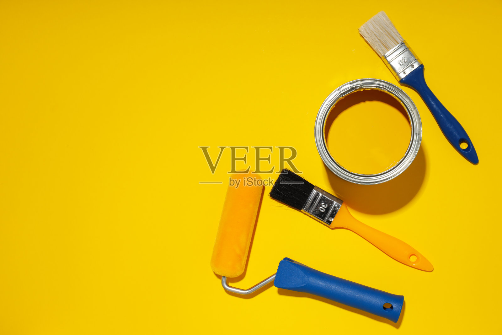 艺术和修理工具-油漆,文字空间照片摄影图片