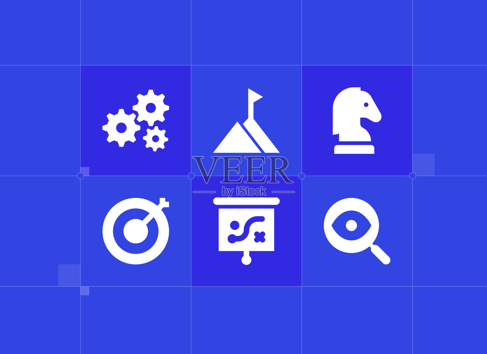 商业计划图标插画图片素材