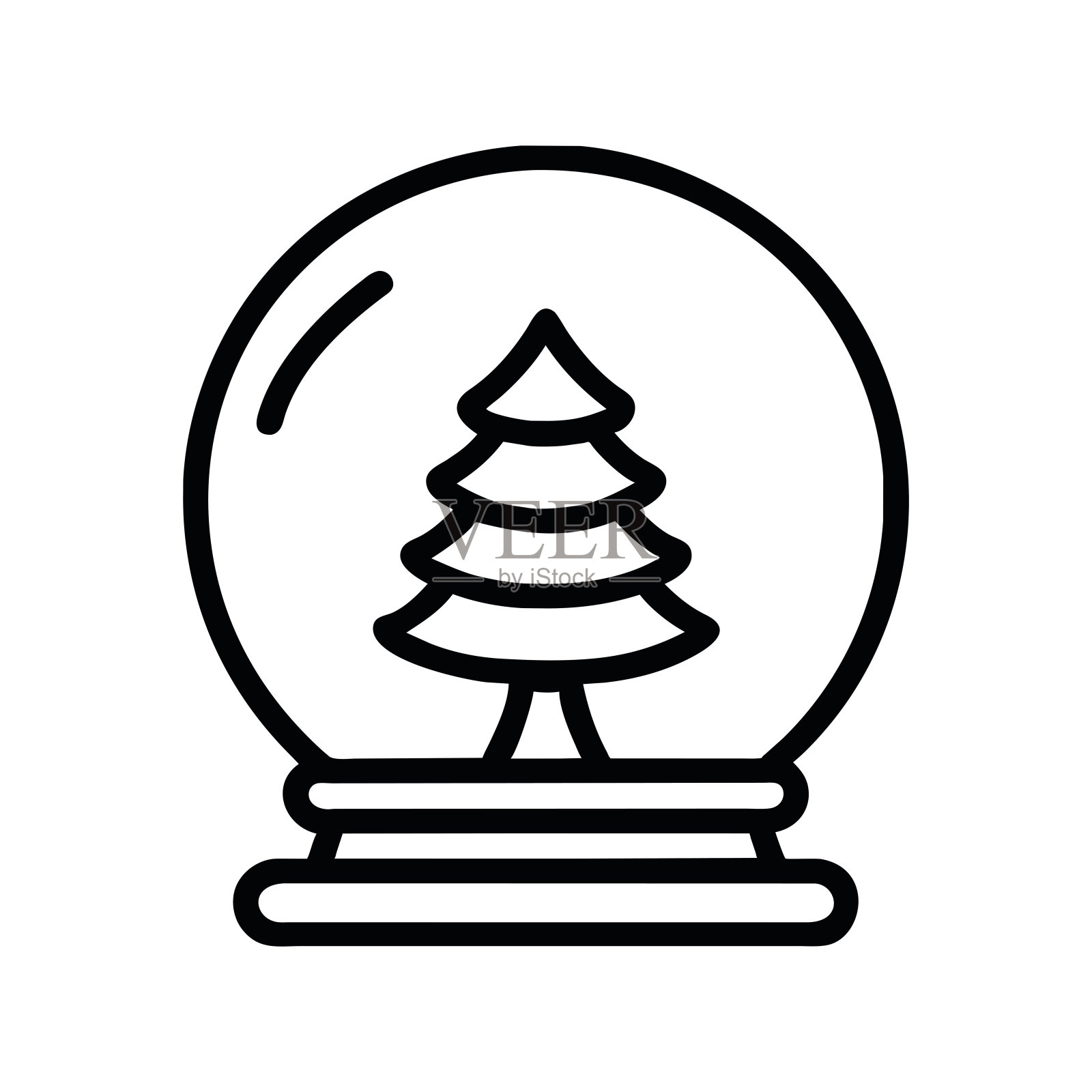 圣诞节的图标插画图片素材